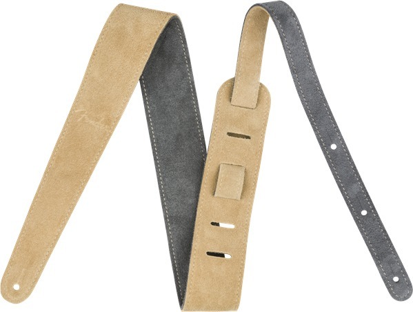 Fender Reversible Suede Strap 2' (gray/tan)