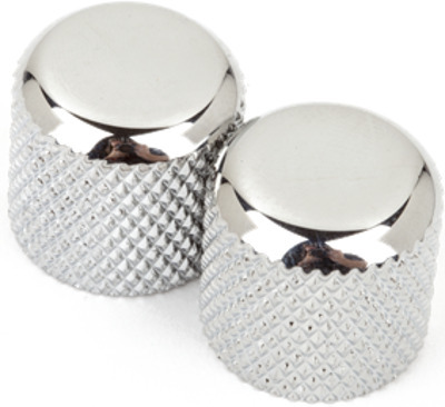 Fender Vintage Tele/P-Bass Dome Knobs (Chrome)