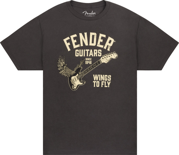 Fender Wings To Fly T-Shirt L (vintage black)