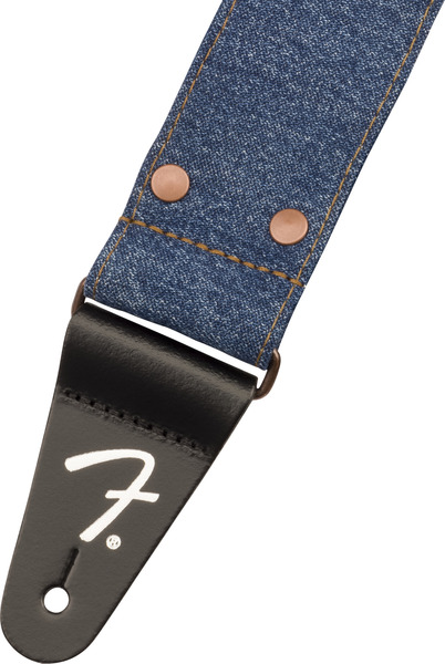 Fender x Wrangler Riveted Denim Strap (indigo)