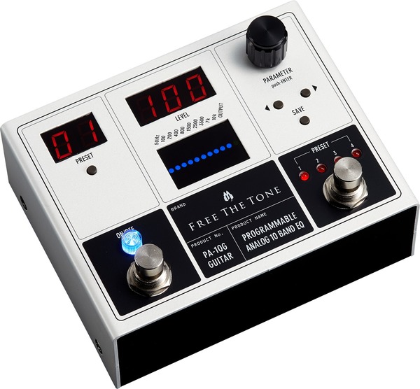 Free The Tone PA-1QG Programmable Analog 10 Band EQ (electric)