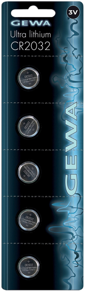 Gewa Battery CR2032 Ultra Lithium 3V (5 pieces)