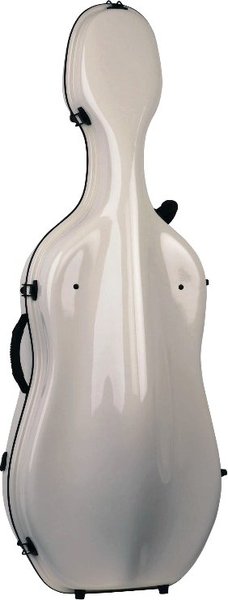Gewa Idea Futura Cello Case (white exterior / red interior)