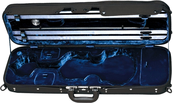 Gewa Liuteria Maestro Oblong Violin Case (4/4, black/blue)