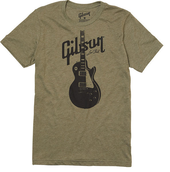 Gibson Les Paul T-Shirt (extra large, olive green)
