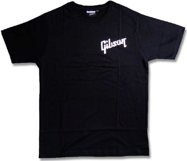 Gibson Small Logo T-Shirt (Black, S)