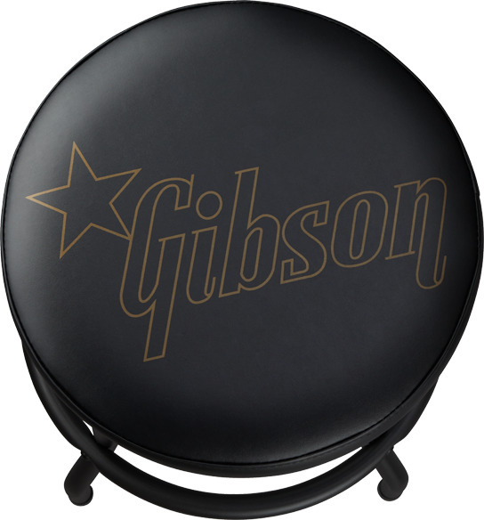Gibson Star Logo Playing Stool (24''/62cm, black)