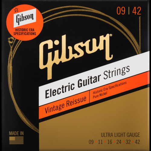 Gibson Vintage Reissue Strings Ultra-Light Gauge (009-042)