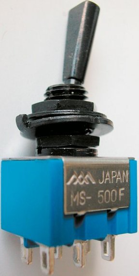 Göldo Mini-Schalter ON/OFF/ON EL012 (black)