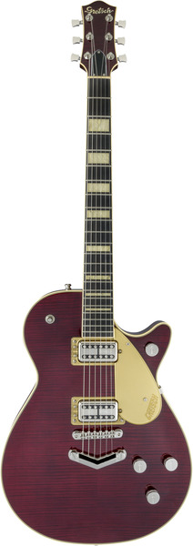 Gretsch G6228FM Players Edition Jet BT with V-Stoptail (dark cherry stain)