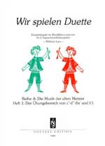 Heinrichshofen Wir spielen Duette Reihe A/1 / Alte Meister Heft 1
