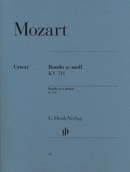Henle Rondo - A minor Wolfgang Amadeus Mozart / KV511