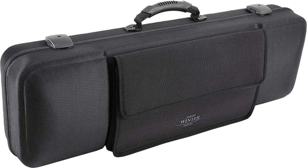 Jakob Winter JW 51025 BNB Violin Oblong Case (4/4 + 3/4, black with black detachable pocket)