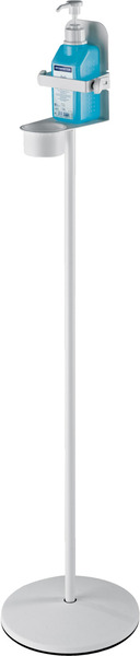 K&M 80315 Disinfectant stand with bracket XL (pure white)