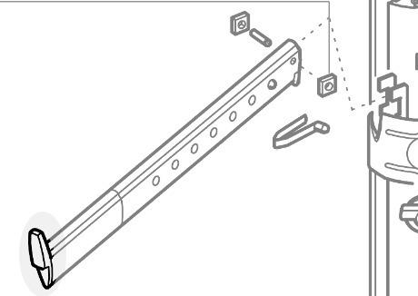 K&M End-cap for Spider Pro Stand