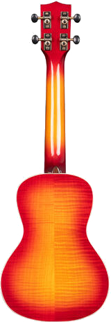 Kala Gloss Flame Maple Concert Ukulele (cherry burst)