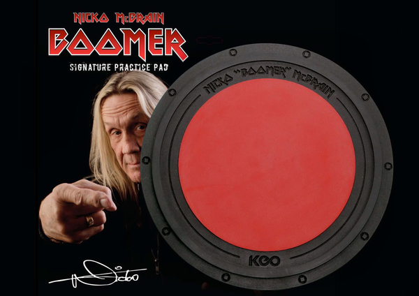 Keo Percussion Practice Pad Signature Nicko 'Boomer' McBrain (10')