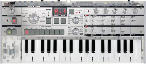 Korg microKORG Crystal Synthesizer/Vocoder