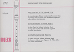 Moeck Weihnachtschoräle Bach Johann Sebastian