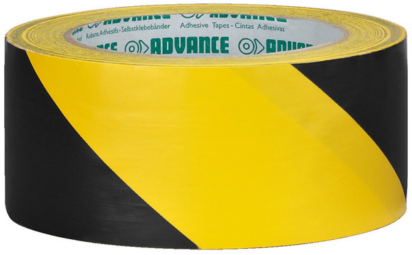 Monacor AT-8/GESW / PVC Marking Tape (yellow-black)