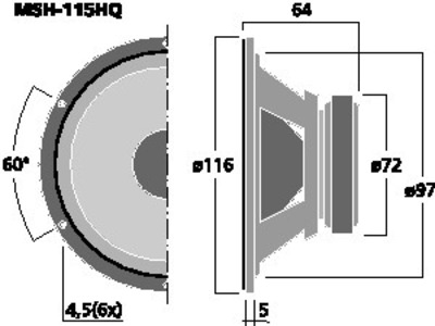 Monacor MSH-115HQ