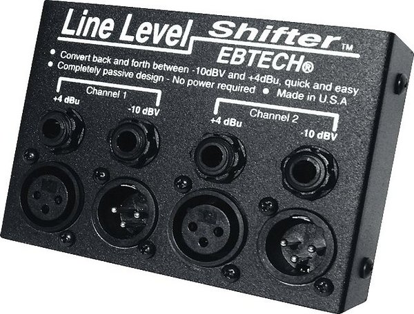Morley Ebtech Hum Line Level Shifter (2 Channel Box XLR)