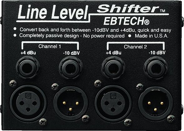 Morley Ebtech Hum Line Level Shifter (2 Channel Box XLR)