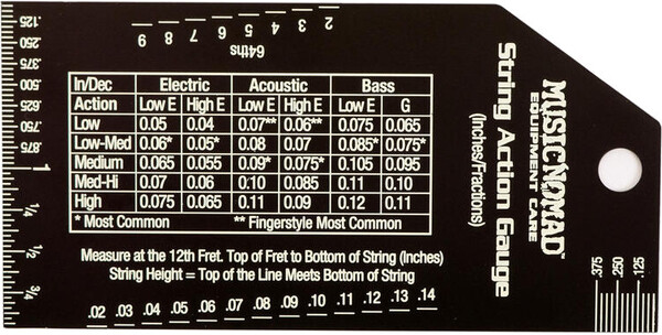 Musicnomad Precision String Action Gauge / MN602