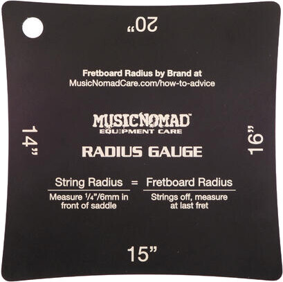 Musicnomad Precision String Radius Gauge Set / MN602 (2pcs.)