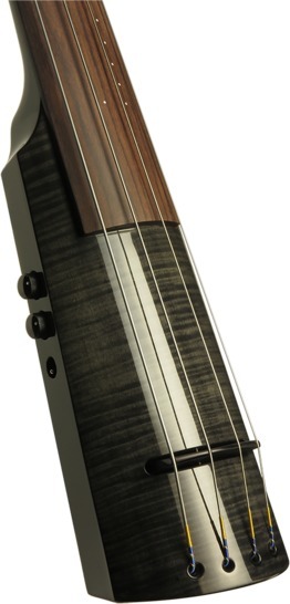 NS-Design WAV4 Electric Upright Bass (trans black gloss)