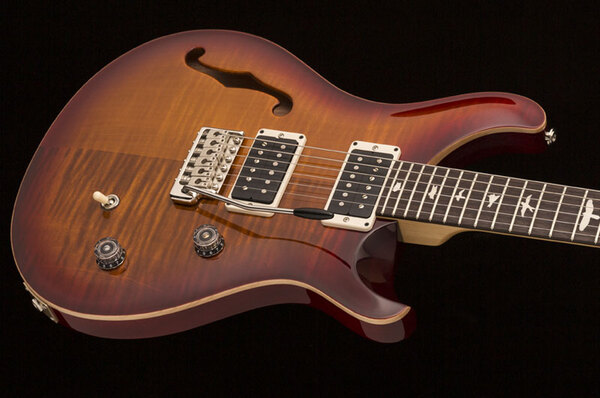 PRS CE 24 Semi-Hollow (dark cherry sunburst)