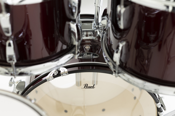 Pearl RS585BC/C91 Roadshow 5-Piece Drum Set (red wine)