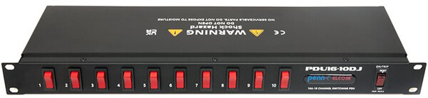 Penn Elcom PDU16-10DJ-EU 10-Channel Power Distribution Unit (1U, 16A)
