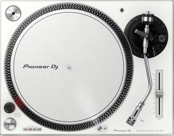 Pioneer PLX-500 Professioneller Plattenspieler (White)