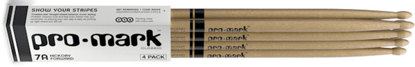 Pro-Mark TX7AW-4P (Hickory Woodtip, 4-pack)