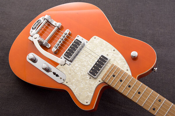 Reverend Guitars Flatroc Bigsby (rock orange)