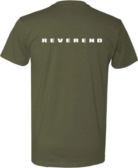 Reverend Guitars Military Green Logo Shirt (large)