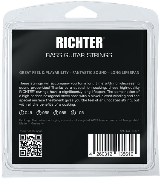 Richter Electric Bass Strings #1807 (045-105)
