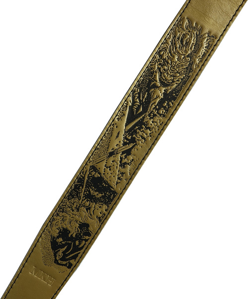 Richter Matt Heafy Signature #1729 / Guitar / Bass Strap (gold / black & ibaraki)