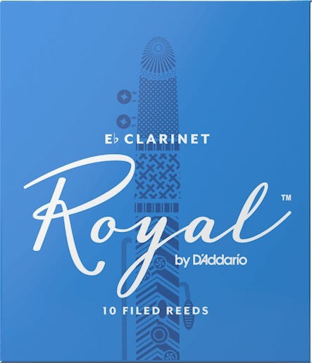 Rico Royal Eb Clarinet #3.5 / Filed (strength 3.5, 10 pack)