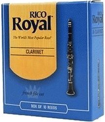 Rico Royal Es-Klarinette, Stärke 4.0, 10er Box (French file cut)