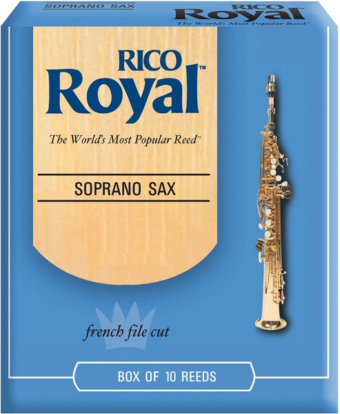 Rico Royal French File Cut 2.5 / Sopran Sax Reeds (set of 10)