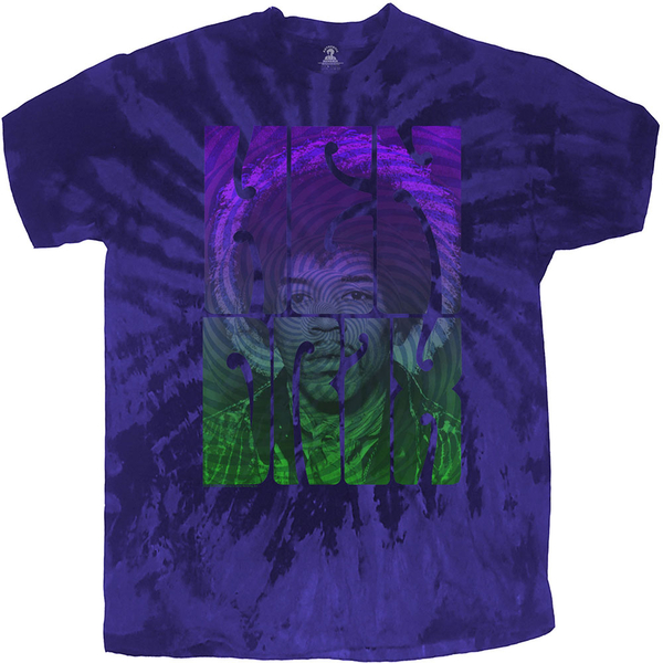 Rock Off Jimi Hendrix Unisex T-Shirt: Swirly Text (size XXL)