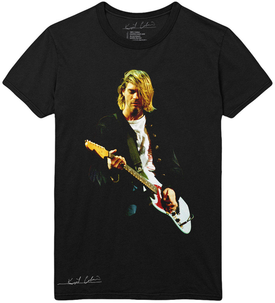 Rock Off Kurt Cobain Unisex T-Shirt: Guitar Photo Colour (size XXL)