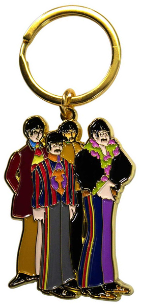 Rock Off The Beatles Keychain Yellow Submarine Band