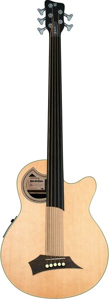 RockBass Alien Standard 5-String (Natural High Polish, fretless)