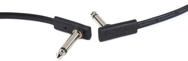 RockBoard Flat Patch Cable (black, 45cm)