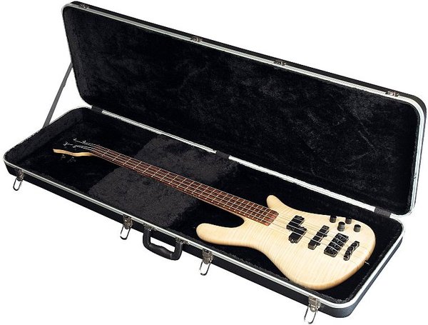 Rockcase ABS Standard Bass Guitar / 10405B/SB (Rectangular - Black)