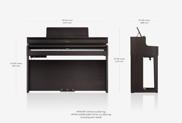 Roland HP704 (light oak)