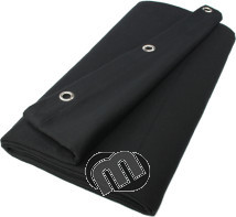 Roling Molton Curtain Absorber 2.5m (B) x 2m (H) (black)